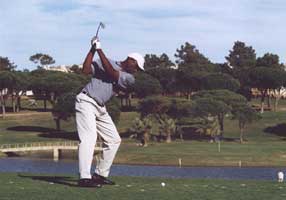 Ian participating in the Jimmy Tarbuck Golf Classic.