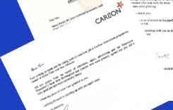 Carlton Television Letter