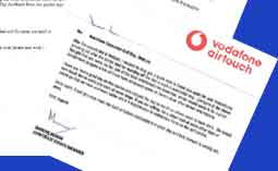 Vodafone Letter