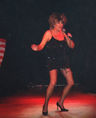 Paula Randell as Tina Turner appearing at The Riviera Casino Las Vegas